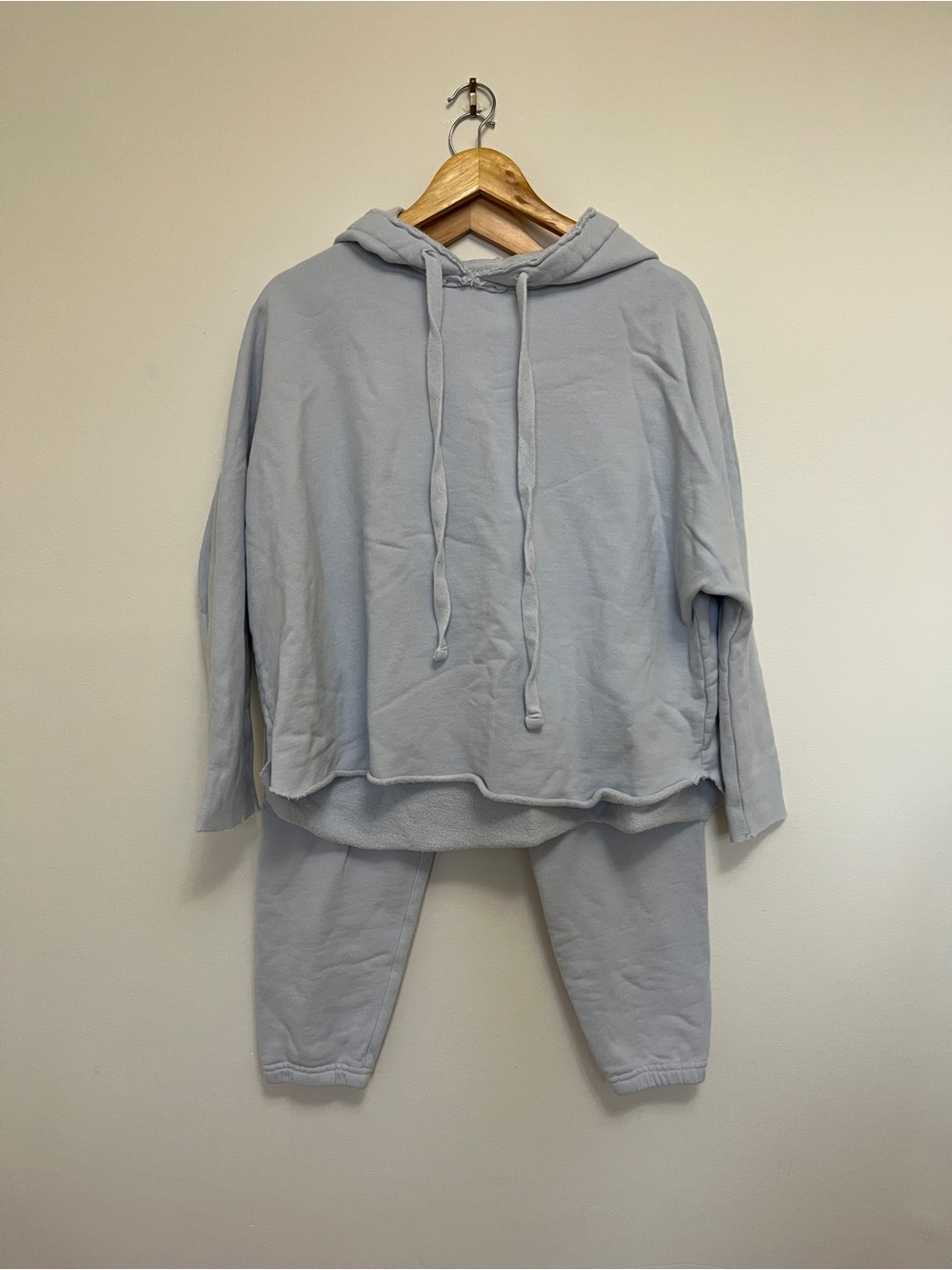 Frank & Eileen Light Blue Hoodie & Jogger Sweat Set Size Small
